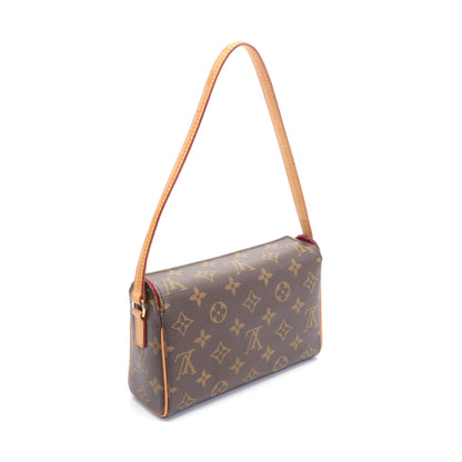 レシタル モノグラム ハンドバッグ PVC レザー ブラウン ルイヴィトン バッグ LOUIS VUITTON