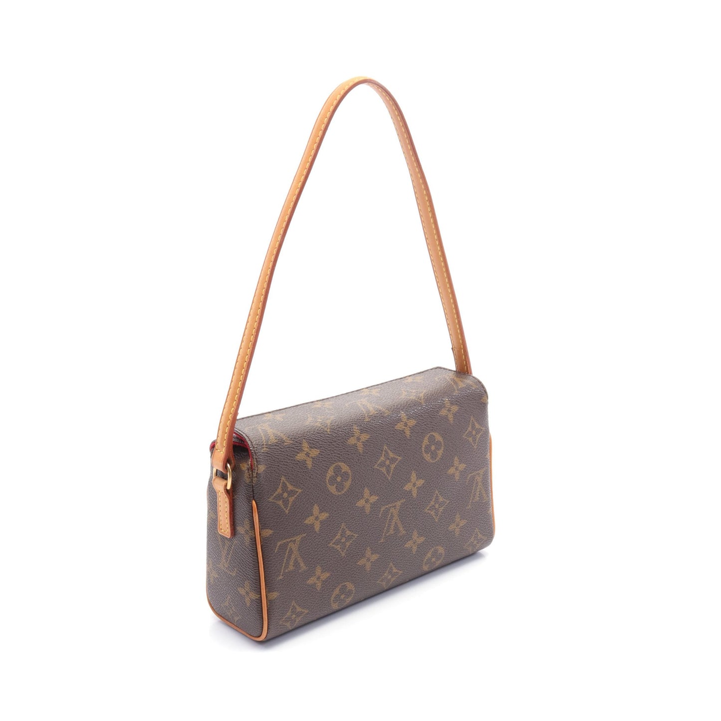 レシタル モノグラム ハンドバッグ PVC レザー ブラウン ルイヴィトン バッグ LOUIS VUITTON