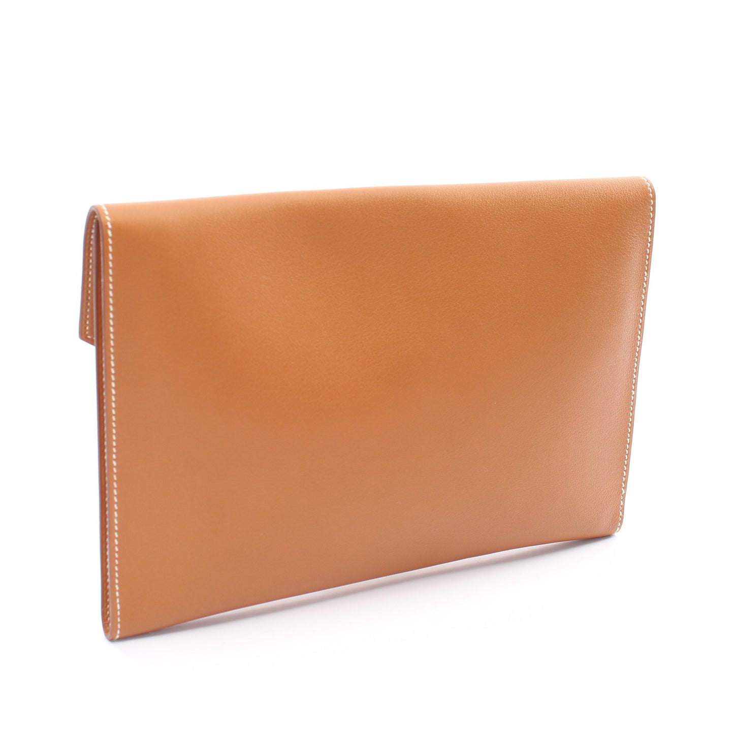 ポシェットリオ クラッチバッグ レザー ライトブラウン ゴールド金具 □A刻印 エルメス バッグ HERMES