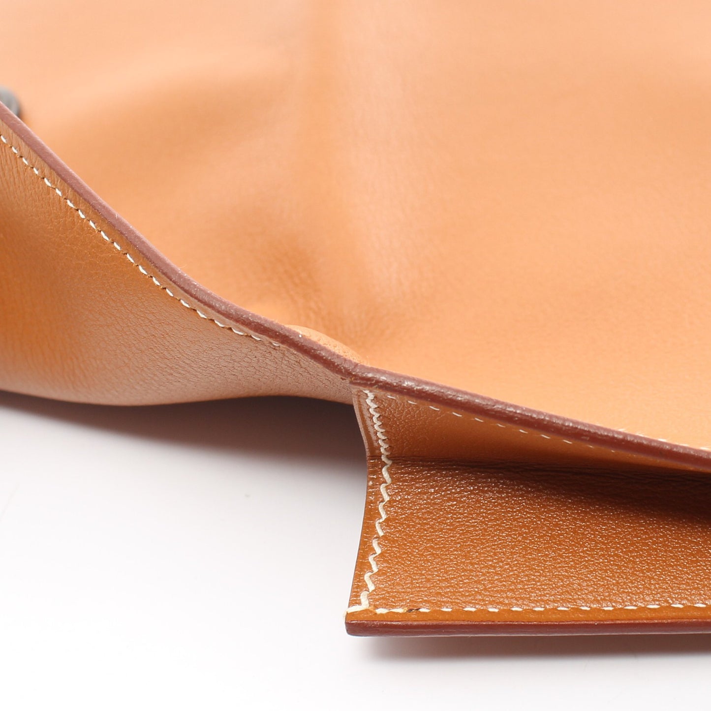 ポシェットリオ クラッチバッグ レザー ライトブラウン ゴールド金具 □A刻印 エルメス バッグ HERMES