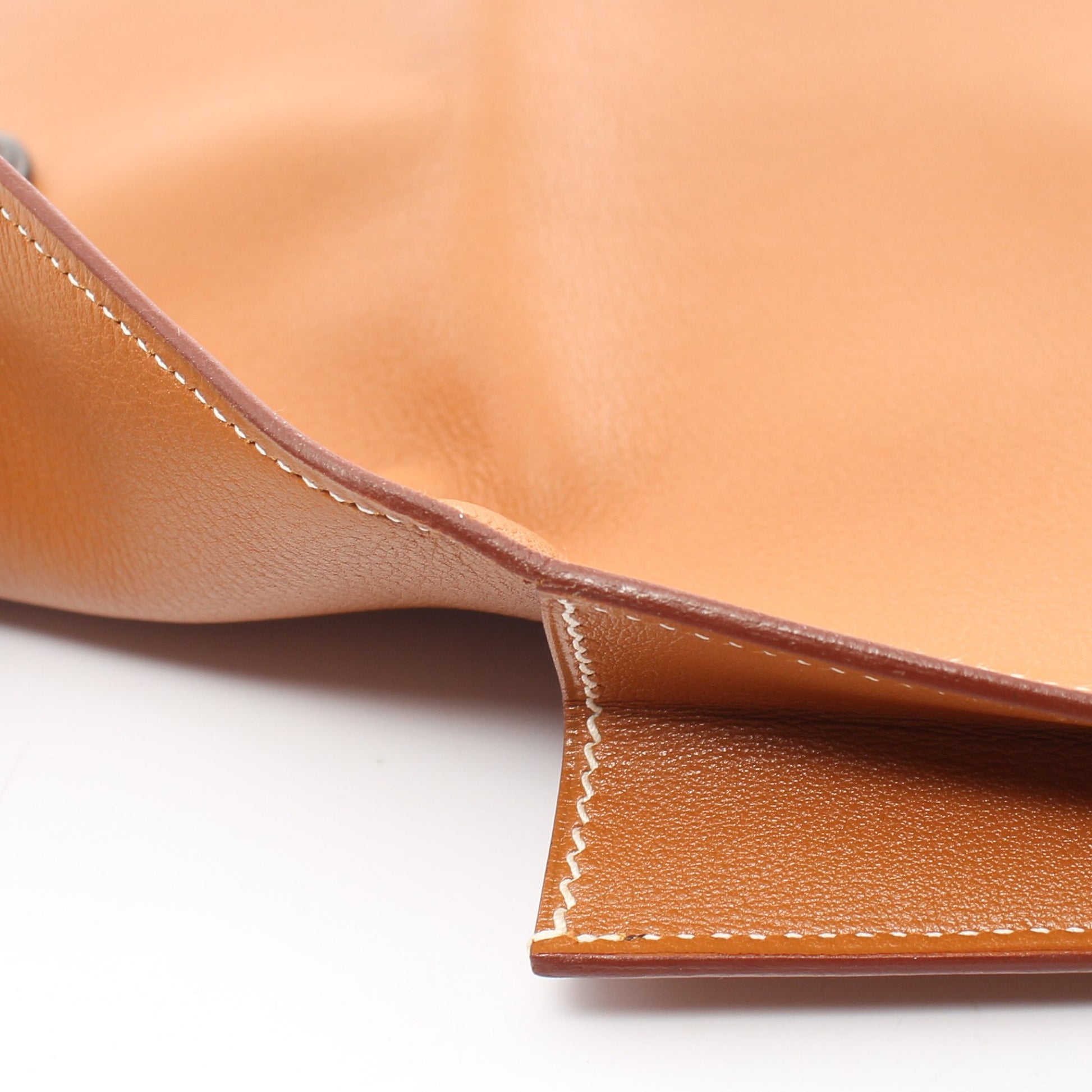 ポシェットリオ クラッチバッグ レザー ライトブラウン ゴールド金具 □A刻印 エルメス バッグ HERMES