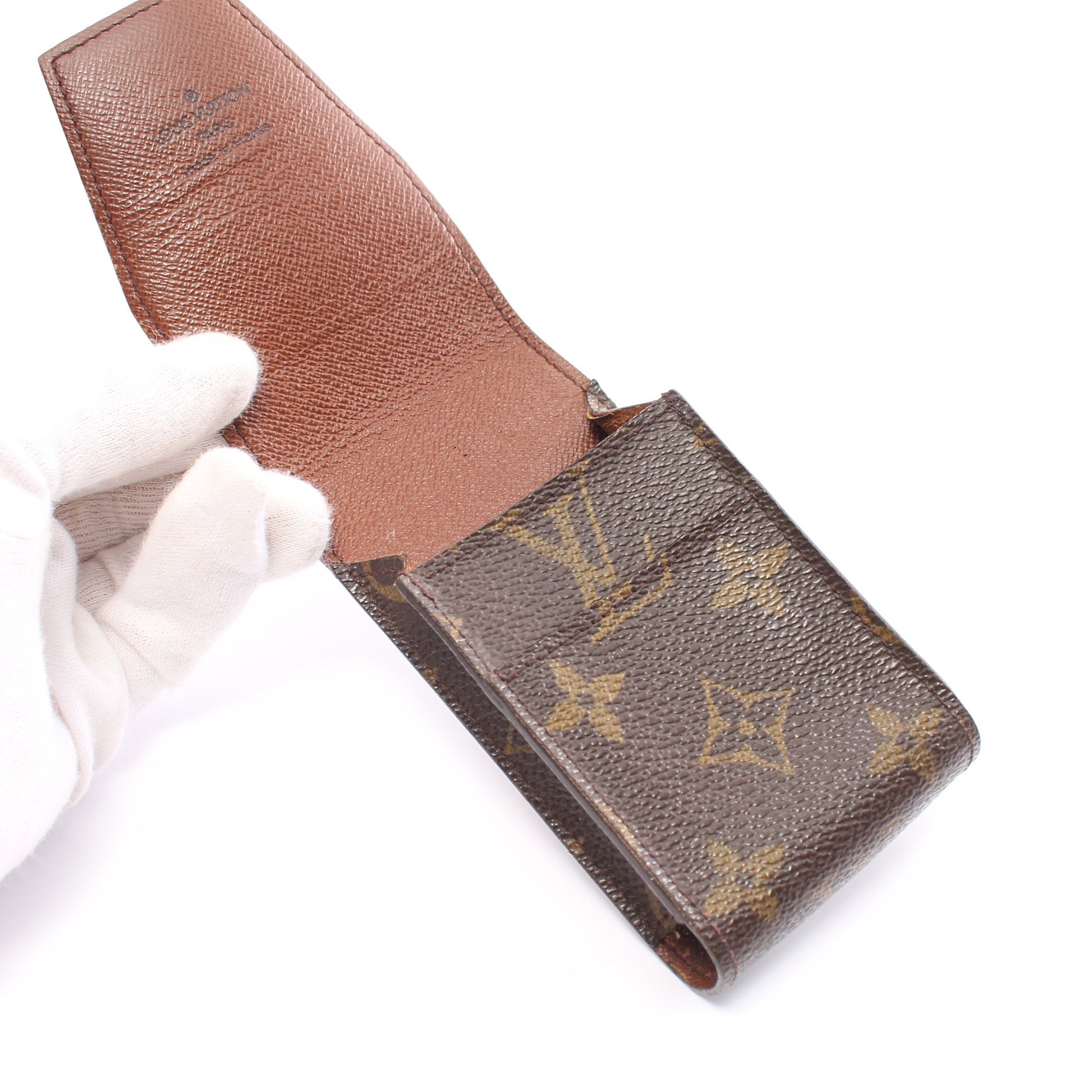 エテュイ シガレット モノグラム シガレットケース PVC ブラウン ルイヴィトン 財布・小物 LOUIS VUITTON