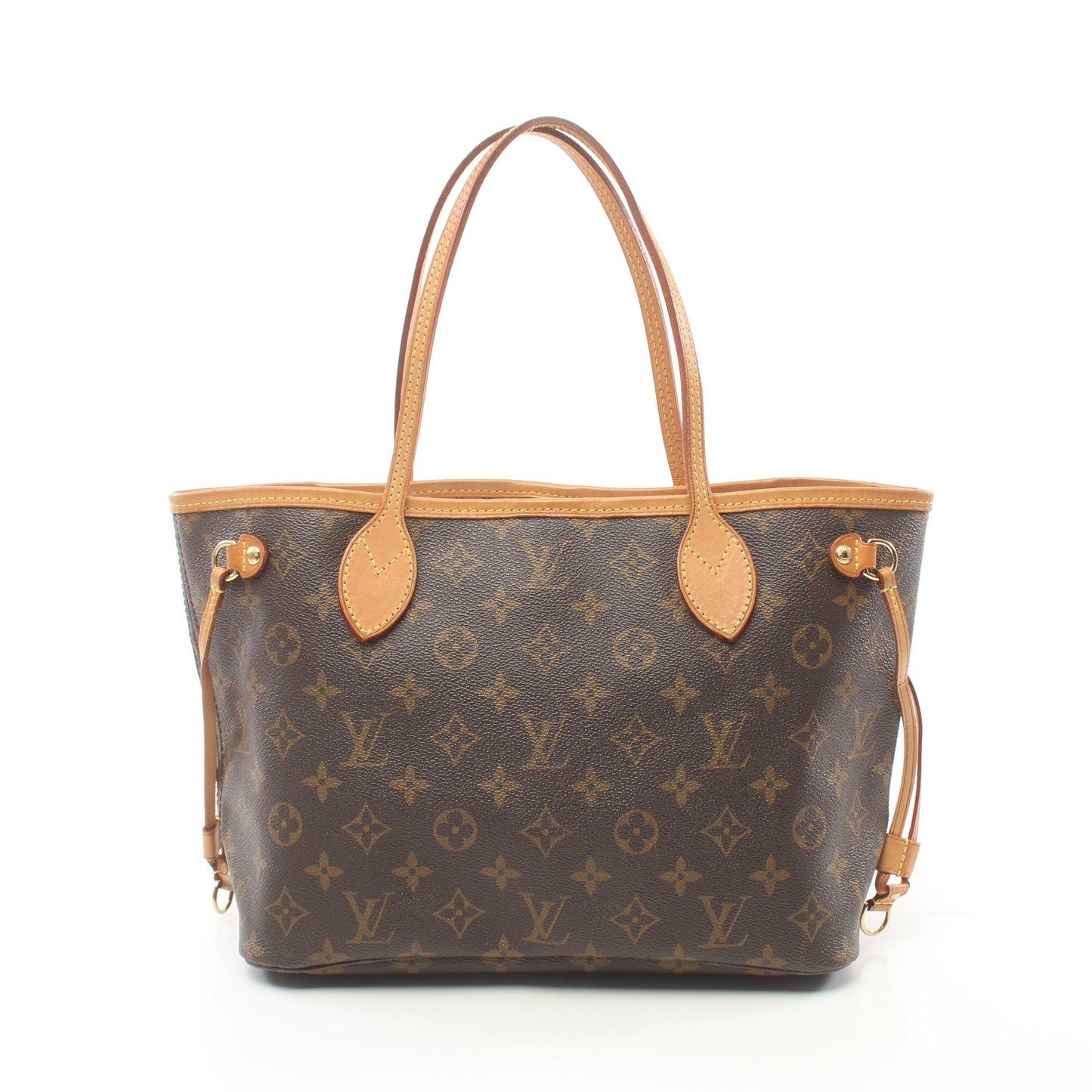 ネヴァーフルPM モノグラム ハンドバッグ トートバッグ PVC レザー ブラウン ルイヴィトン バッグ LOUIS VUITTON