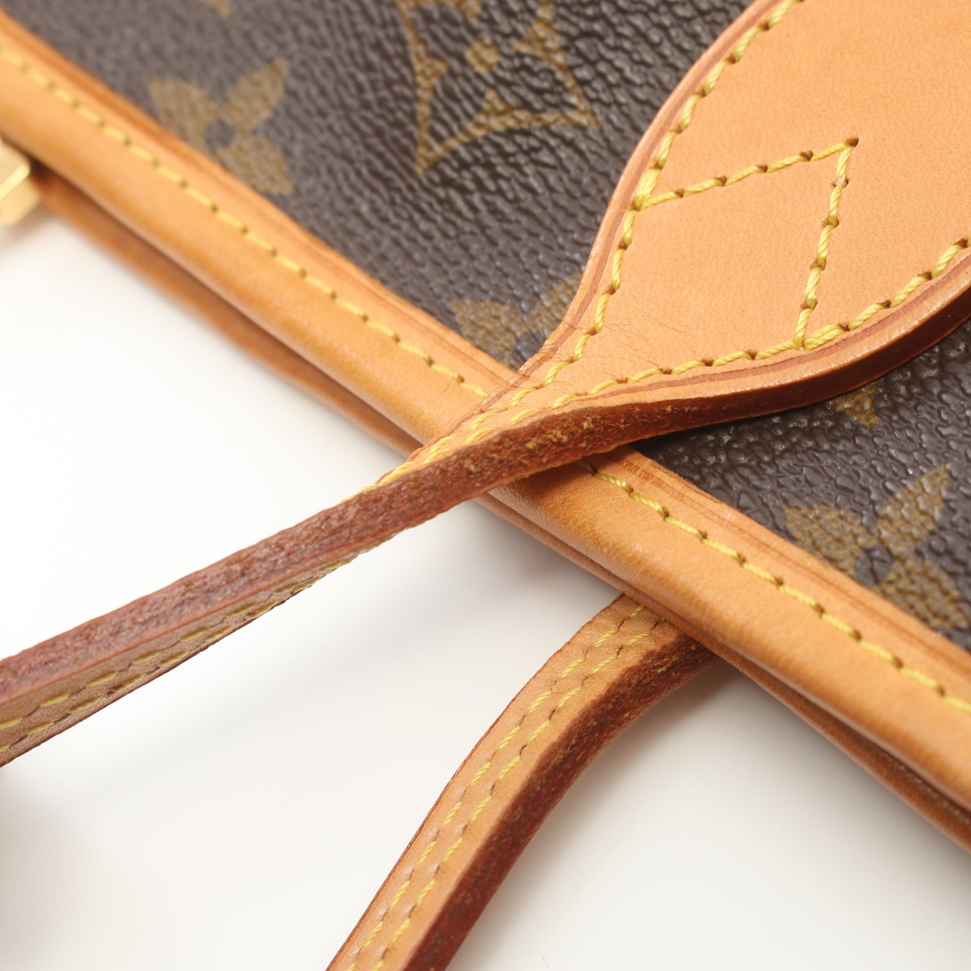 ネヴァーフルPM モノグラム ハンドバッグ トートバッグ PVC レザー ブラウン ルイヴィトン バッグ LOUIS VUITTON