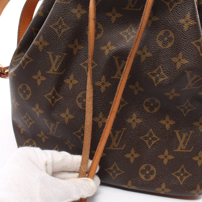 プチノエ モノグラム ショルダーバッグ PVC レザー ブラウン ルイヴィトン バッグ LOUIS VUITTON