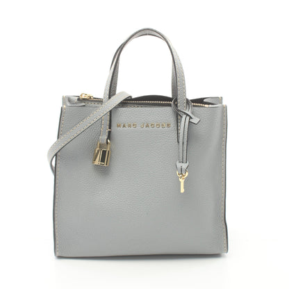 The Grind Mini Tote ザ グラインド ハンドバッグ レザー グレー 2WAY マークジェイコブス バッグ MARC JACOBS