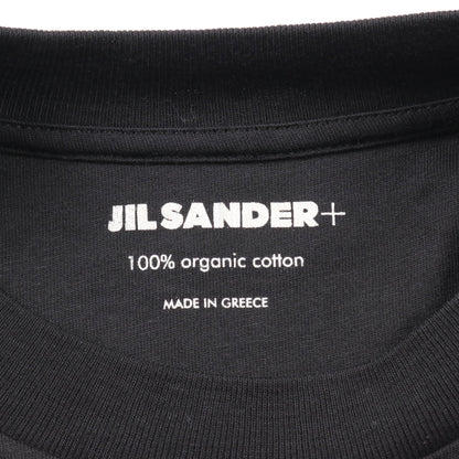 Tシャツ 長袖 コットン ブラック ジルサンダープラス トップス JIL SANDER＋