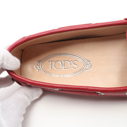 ドライビングシューズ モカシン レザー レッド トッズ シューズ TOD'S