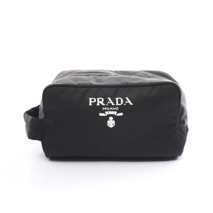 Re-Nylon セカンドバッグ ナイロン ブラック 三角プレート プラダ バッグ PRADA