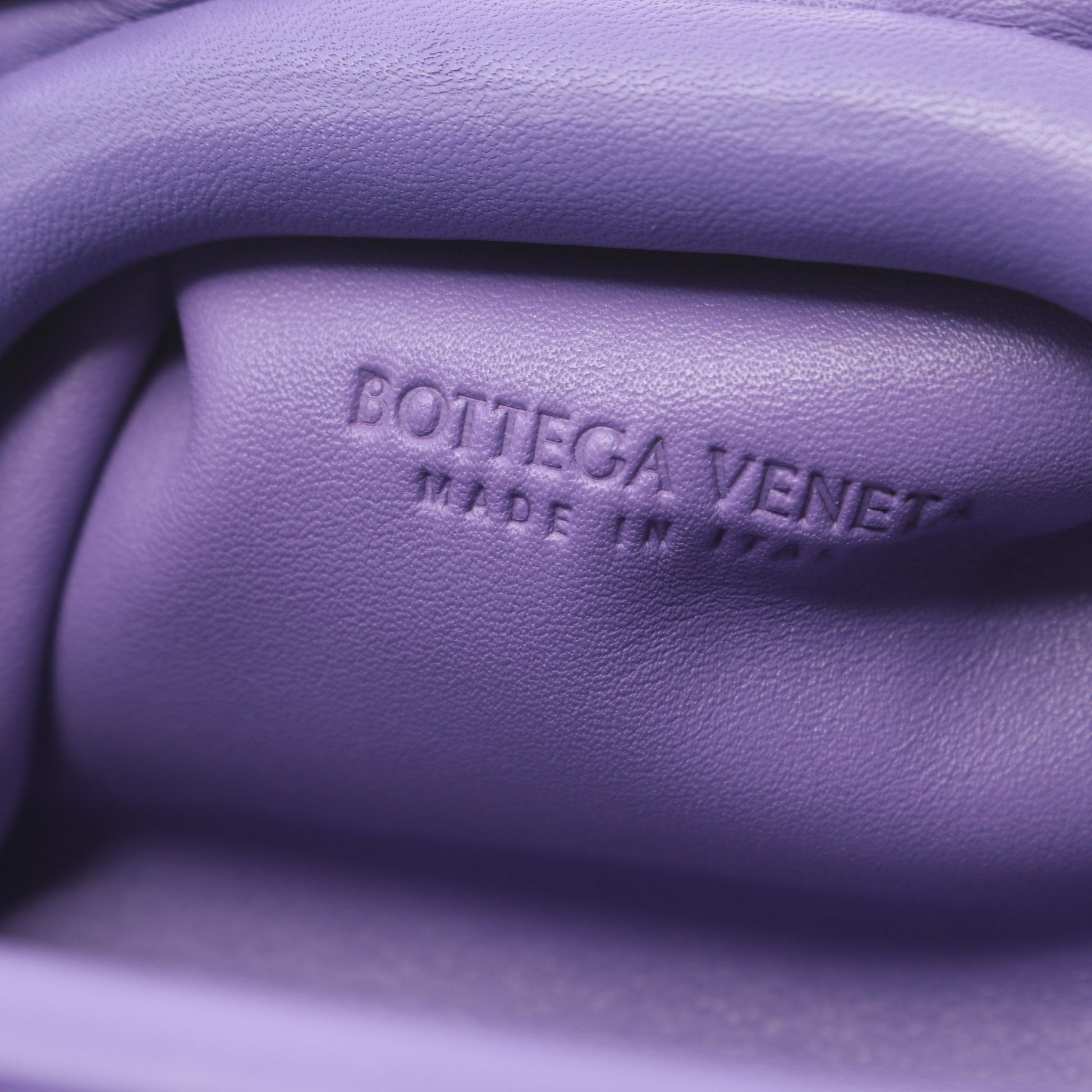 the pouch neck purse コインケース レザー パープル ボッテガヴェネタ 財布・小物 BOTTEGA VENETA