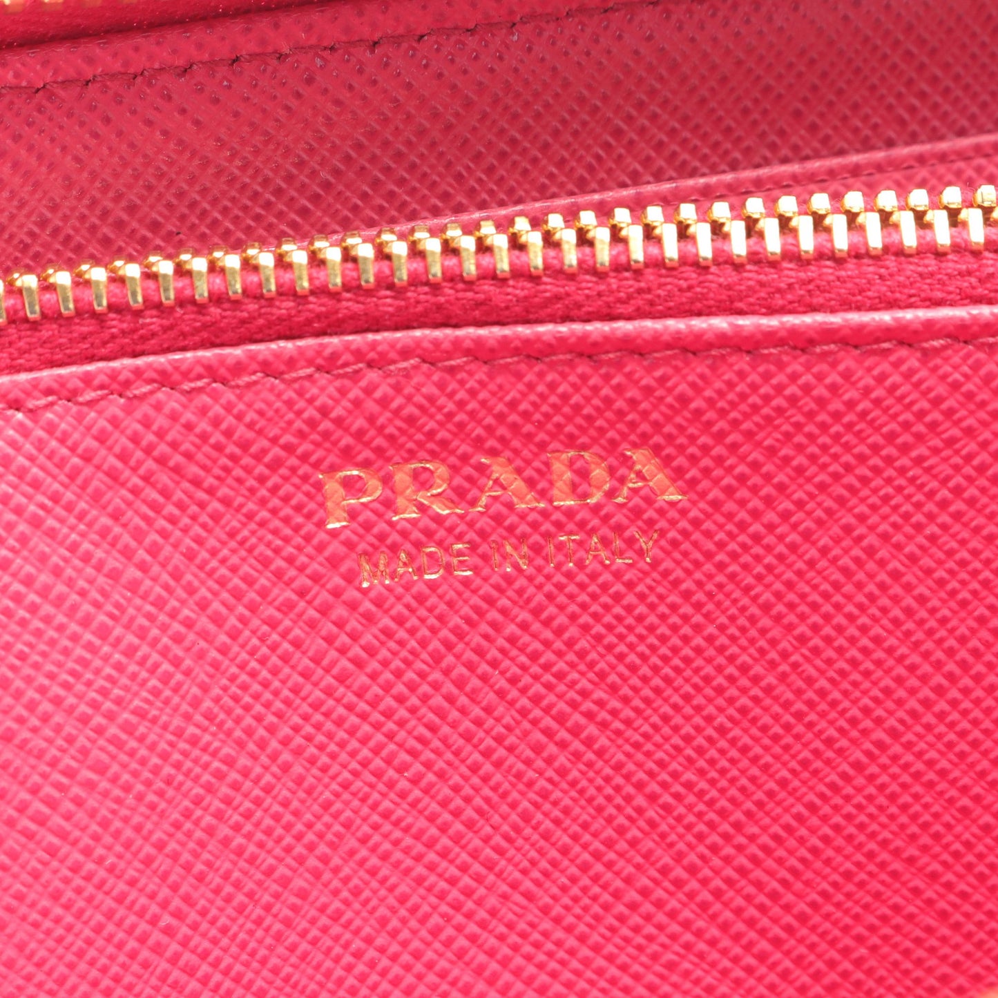 SAFFIANO METAL ラウンドファスナー長財布 サフィアーノレザー ピンクパープル プラダ 財布・小物 PRADA