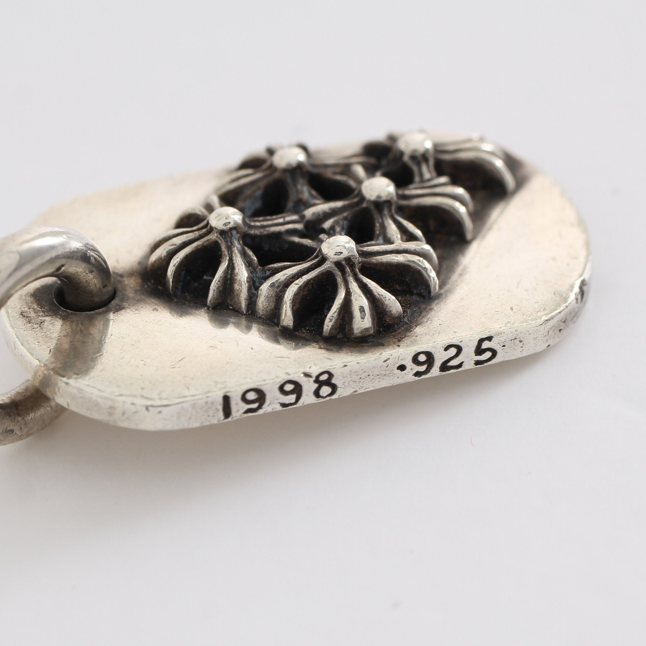 RAISED CEMETERY SMALL DOG TAG ペンダントトップ SV925 シルバー