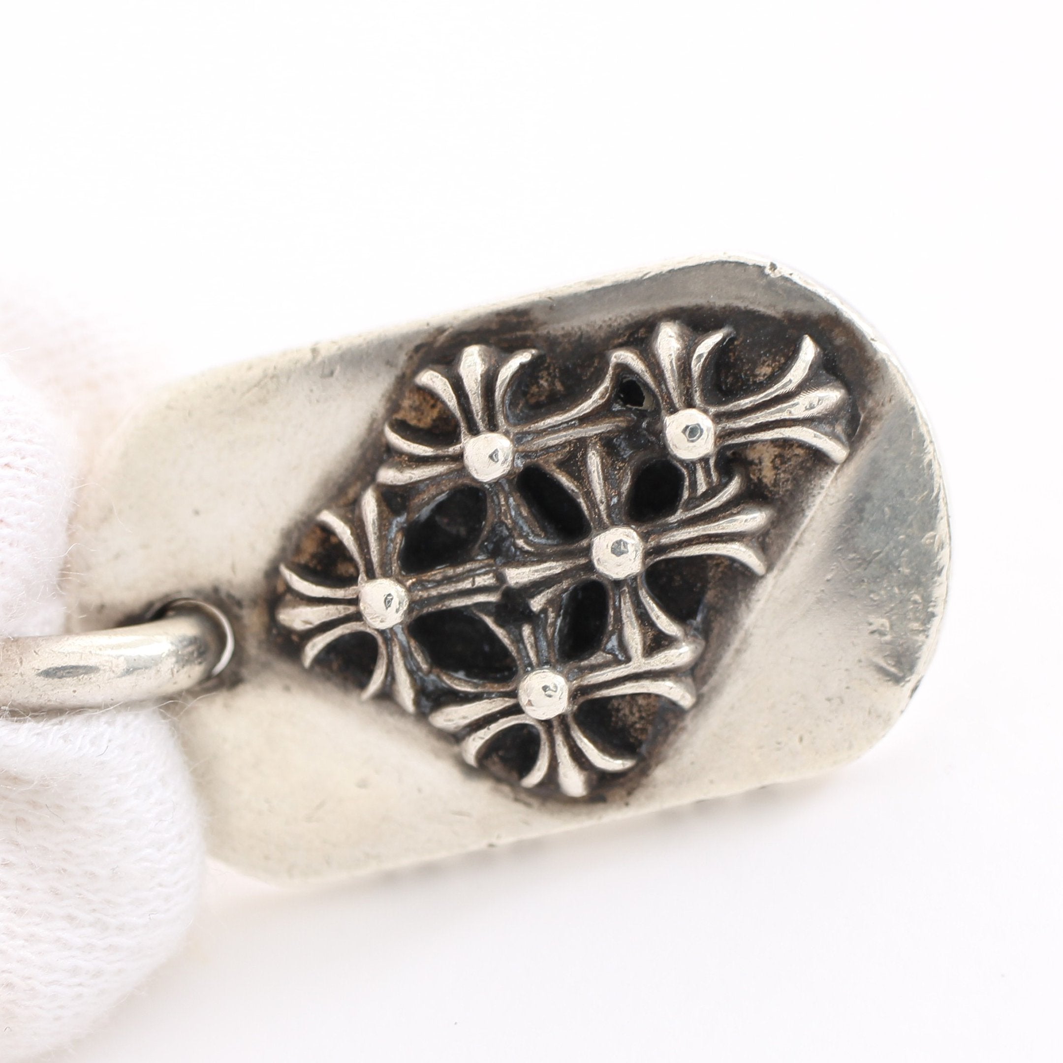 RAISED CEMETERY SMALL DOG TAG ペンダントトップ SV925 シルバー