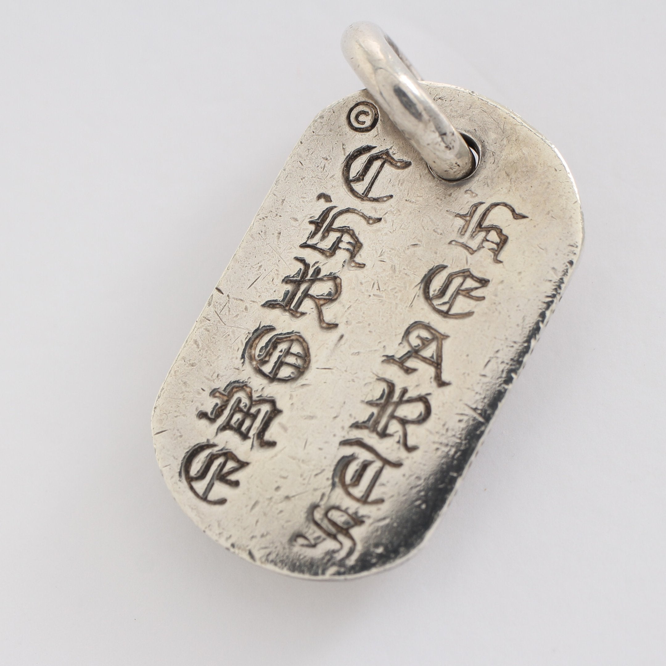 RAISED CEMETERY SMALL DOG TAG ペンダントトップ SV925 シルバー