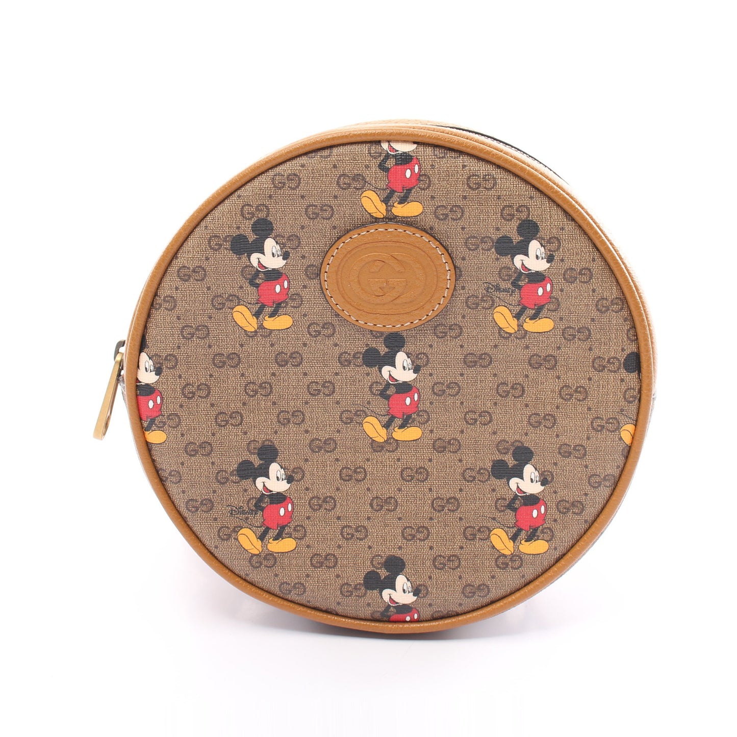 GUCCI×Disney エボニー ミニGGスプリーム ミニリュック バックパック PVC レザー ブラウン マルチカラー グッチ バッグ GUCCI