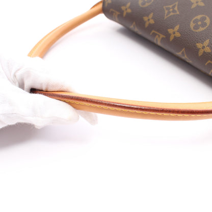 ミニルーピング モノグラム ハンドバッグ PVC レザー ブラウン ルイヴィトン バッグ LOUIS VUITTON