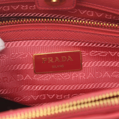 SAFFIANO ガレリア ハンドバッグ サフィアーノレザー ピンク 2WAY プラダ バッグ PRADA