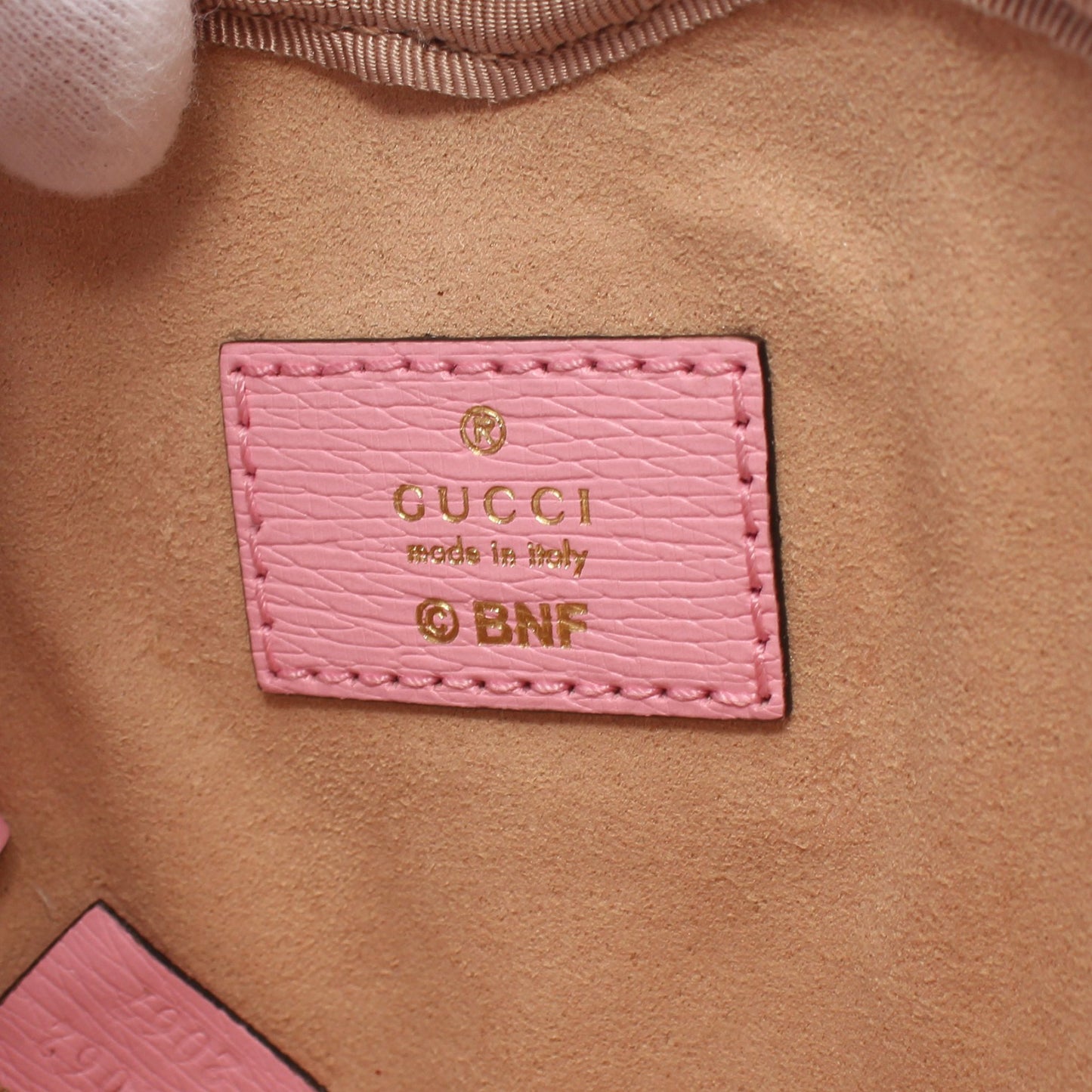 GUCCI × ばなにゃ コインケース レザー ピンク キーリング付き グッチ 財布・小物 GUCCI