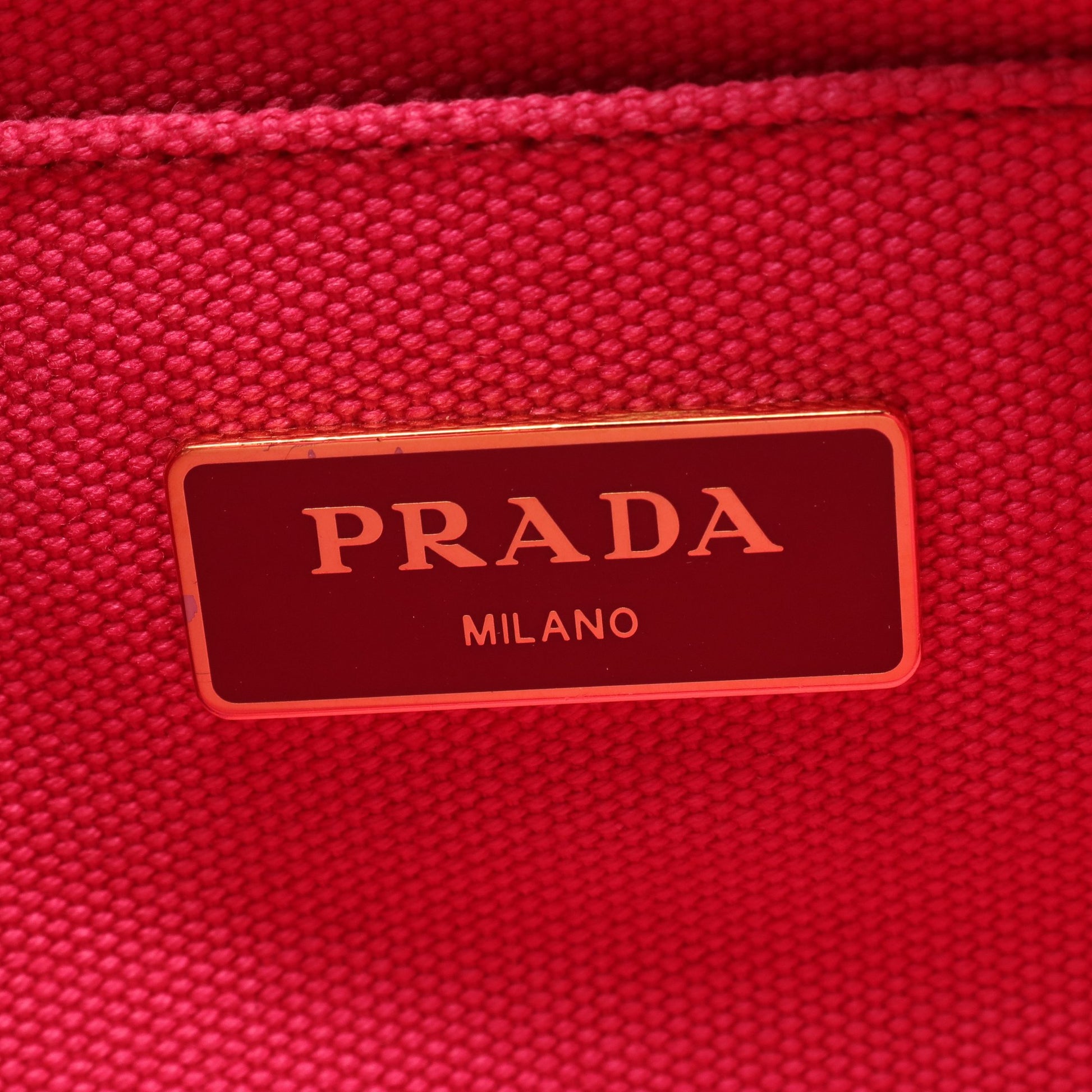 CANAPA カナパ ハンドバッグ トートバッグ キャンバス ピンク 2WAY プラダ バッグ PRADA