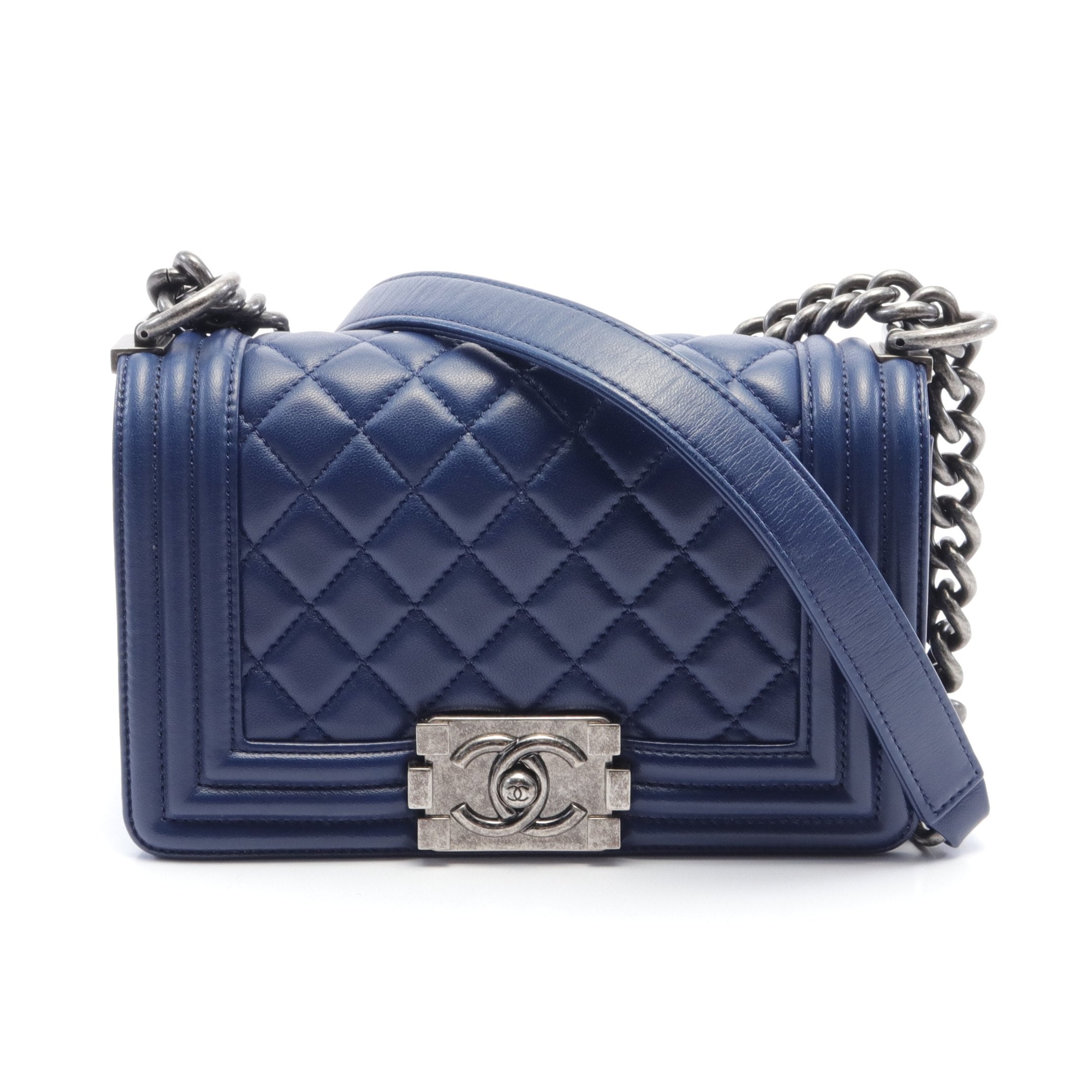 ボーイシャネル スモール マトラッセ チェーンショルダーバッグ