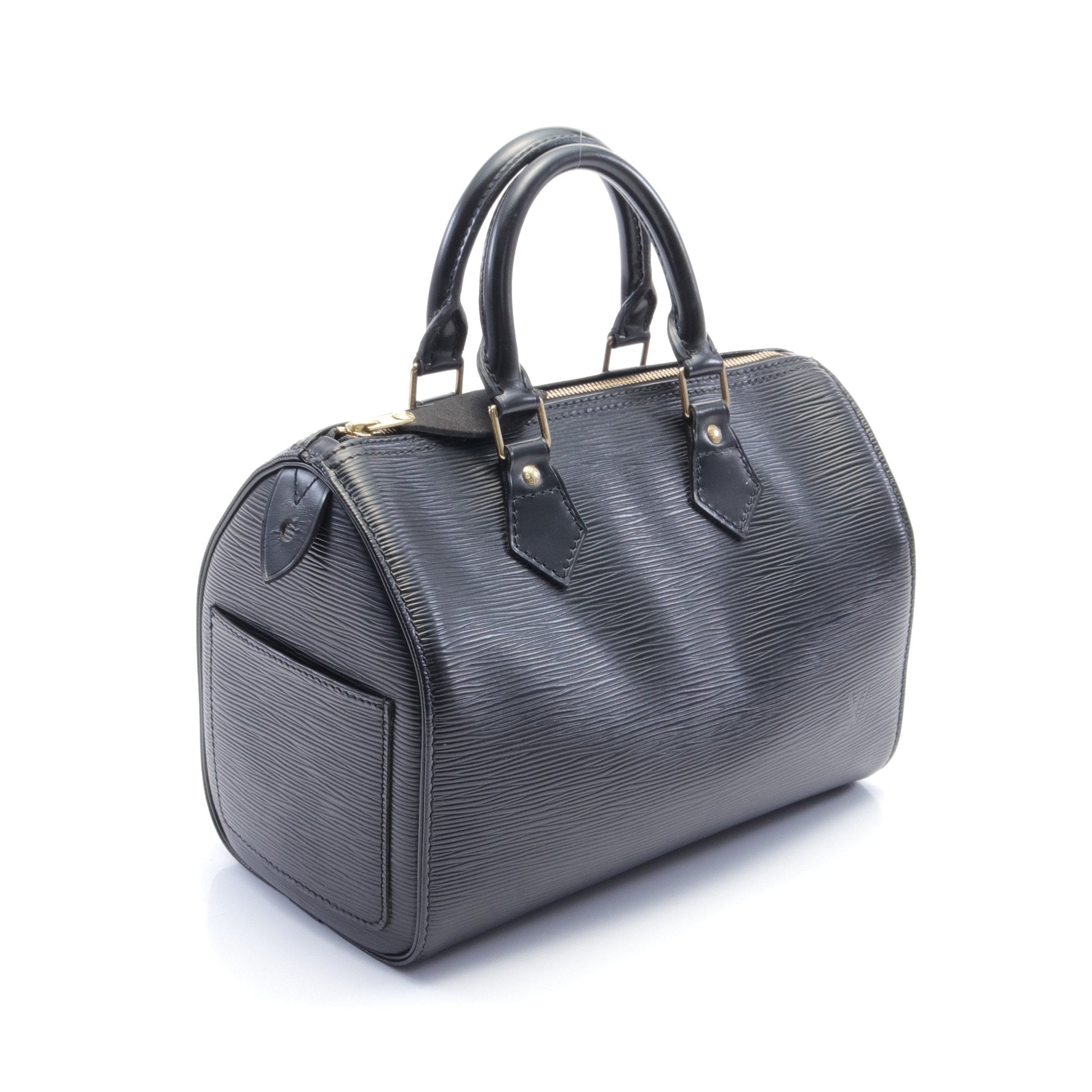 スピーディ25 エピ ノワール ハンドバッグ レザー ブラック ルイ