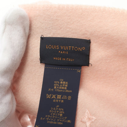 エシャルプ LVステラ ローズプードル マフラー シルク カシミヤ ライトピンク ルイヴィトン 財布・小物 LOUIS VUITTON