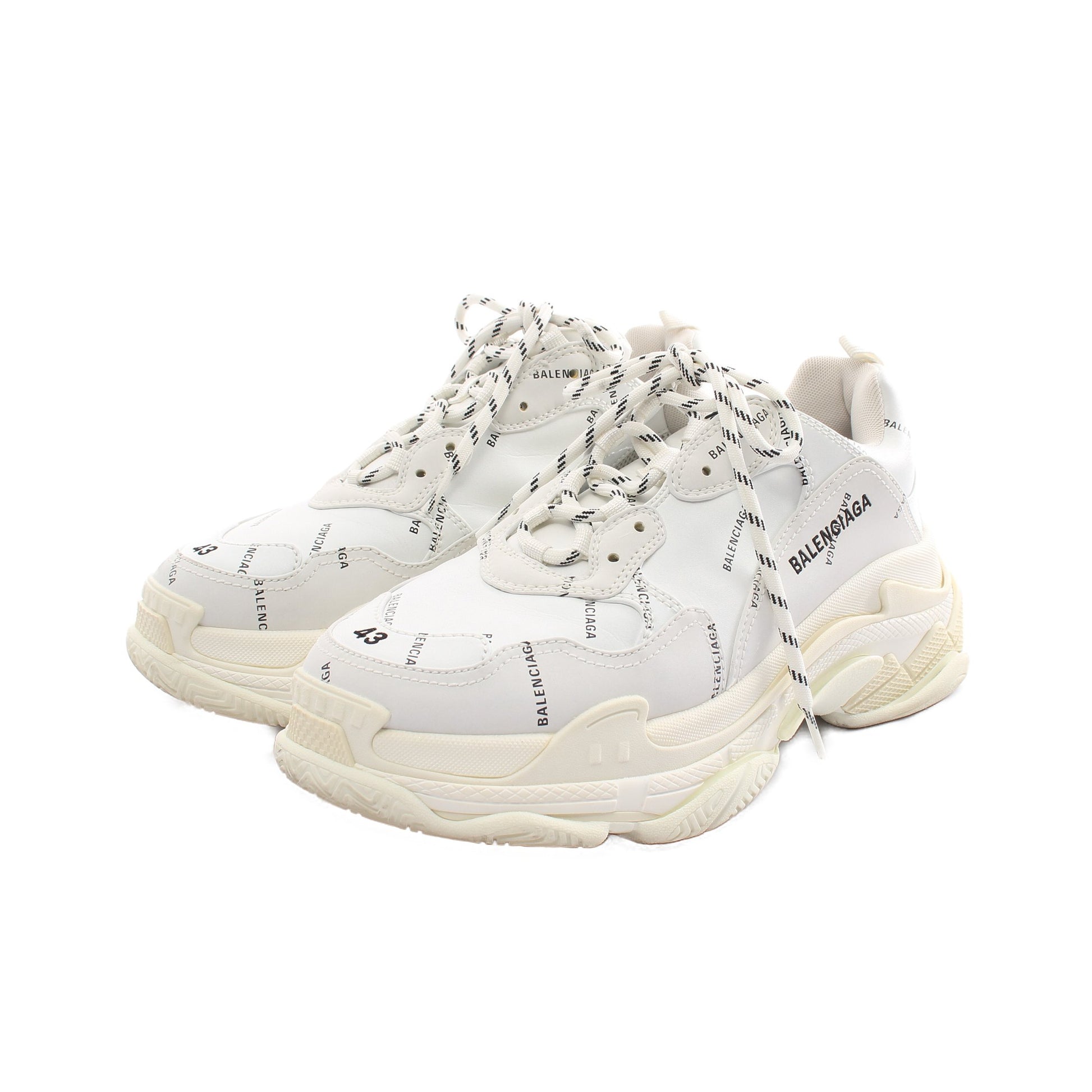 Triple S トリプルS スニーカー レザー ホワイト バレンシアガ シューズ BALENCIAGA