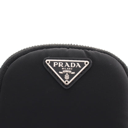 ショルダーバッグ ナイロン ブラック 三角プレート プラダ バッグ PRADA