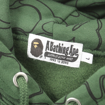 スウェット セットアップ コットン グリーン アベイシングエイプベイプ スーツ A BATHING APE(BAPE)