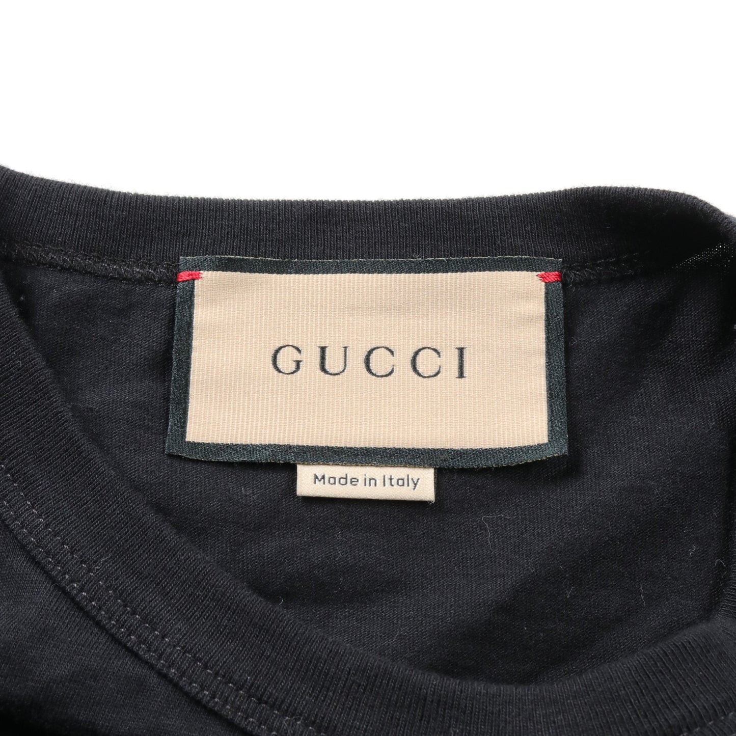 クロップド Tシャツ コットン ブラック グッチ トップス GUCCI