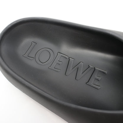 FOAM SLIDE トングサンダル ラバー ブラック ロエベ シューズ LOEWE