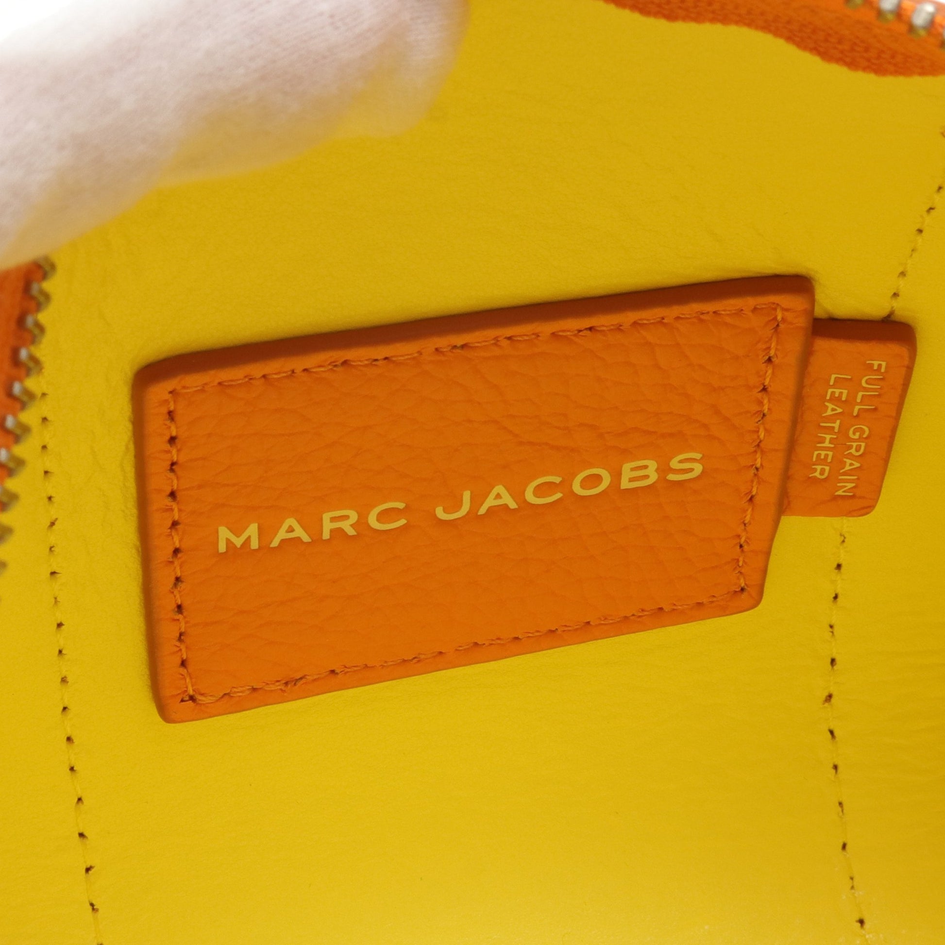 ザ レザー ダッフル バッグ ミニ ハンドバッグ レザー オレンジ 2WAY マークジェイコブス バッグ MARC JACOBS