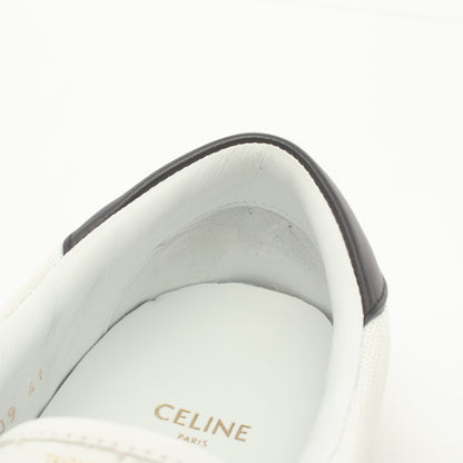 トリオンフ スニーカー レザー ファブリック ホワイト ブラック セリーヌ シューズ CELINE