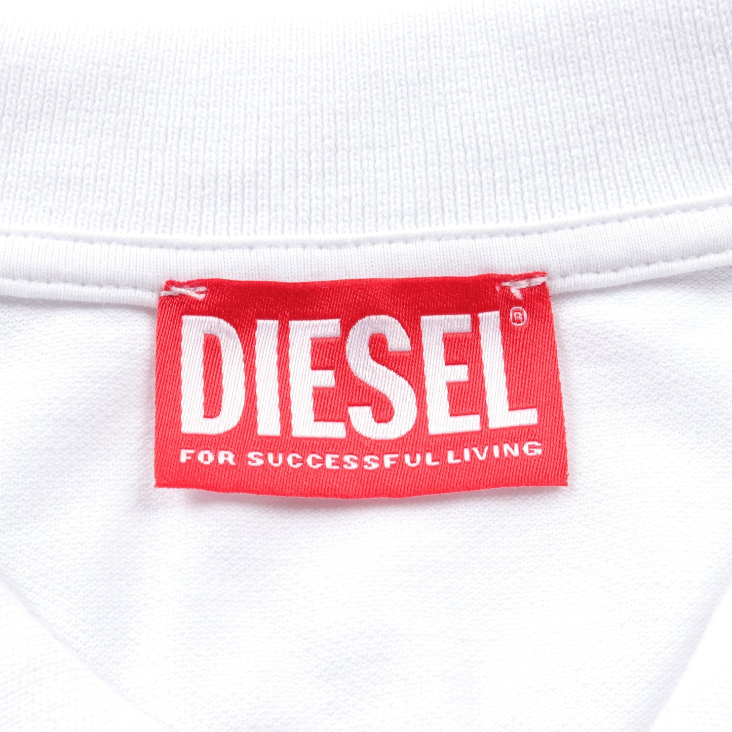 T-SMITH-DOVAL-PJ ポロシャツ コットン ホワイト ディーゼル トップス DIESEL