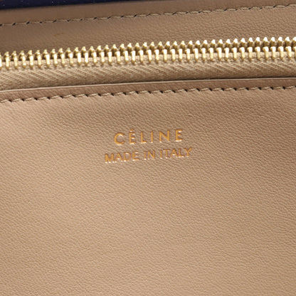 ラージジップド マルチファンクション ラウンドファスナー長財布 レザー ブルー セリーヌ 財布・小物 CELINE