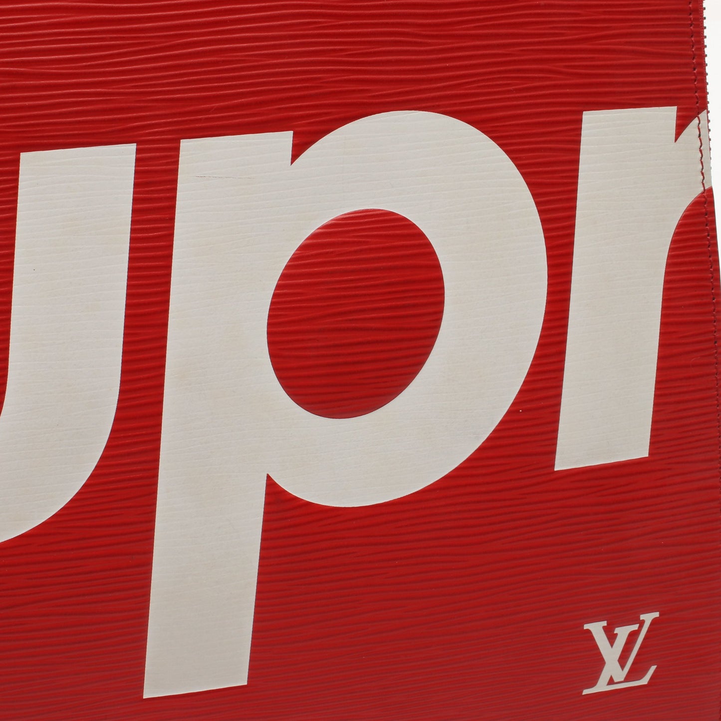 LOUIS VUITTON × SUPREME ポシェットジュールGM エピ クラッチバッグ レザー レッド ホワイト ルイヴィトン バッグ LOUIS VUITTON