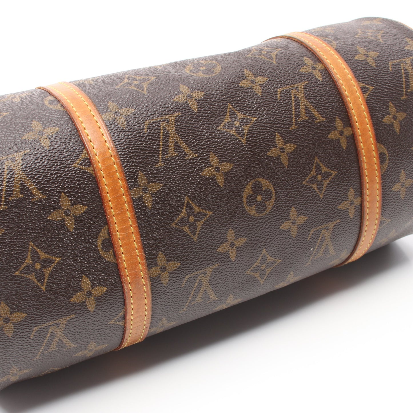 パピヨン30 モノグラム ハンドバッグ PVC レザー ブラウン ルイヴィトン バッグ LOUIS VUITTON