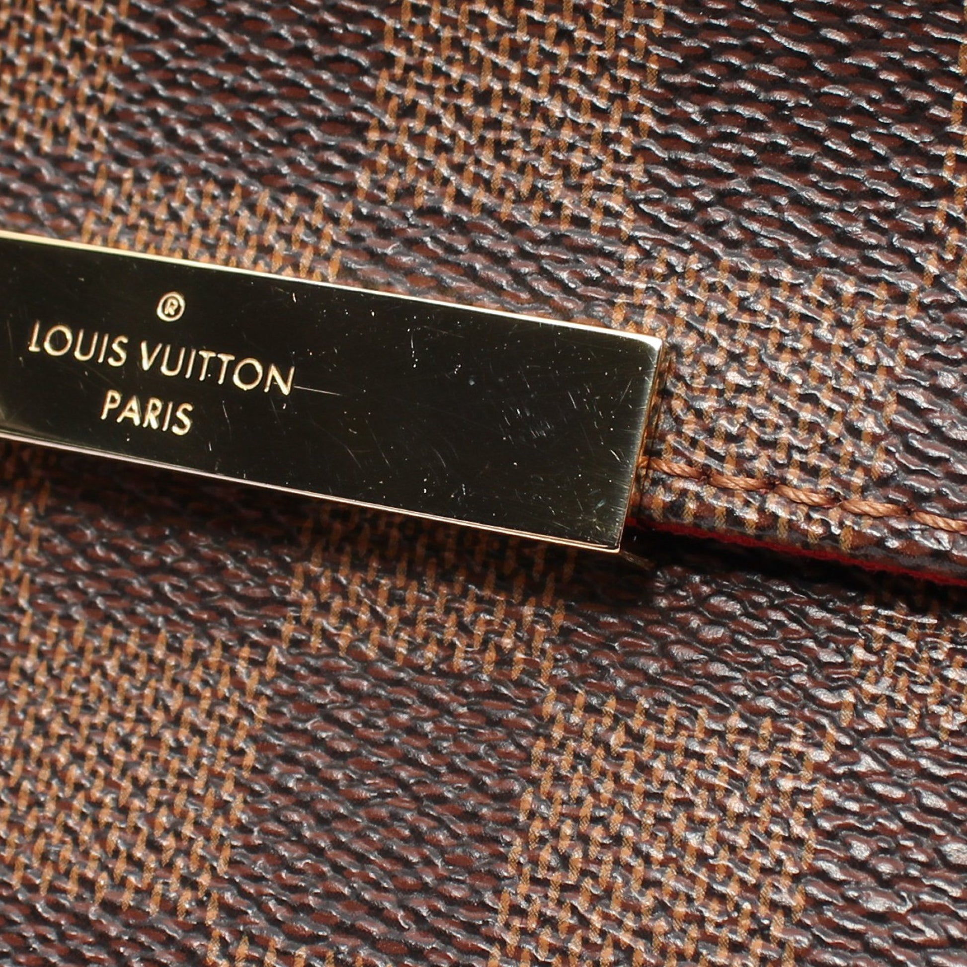 フェイボリットMM ダミエエベヌ チェーンハンドバッグ PVC レザー ブラウン 2WAY ルイヴィトン バッグ LOUIS VUITTON