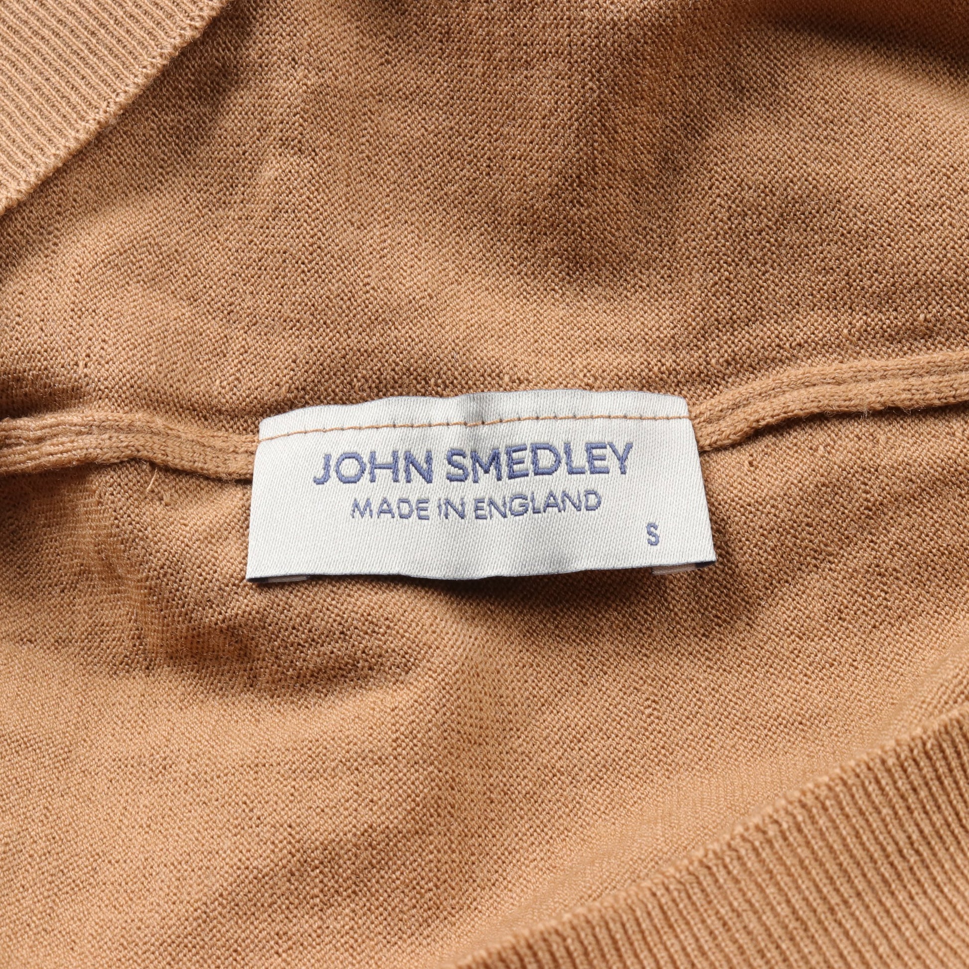 ニット タートルネック ウール ライトブラウン ジョンスメドレー トップス JOHN SMEDLEY