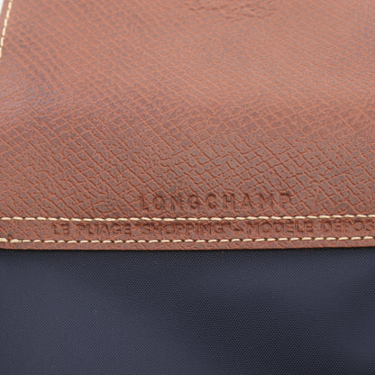 ル プリアージュ L ショルダーバッグ トートバッグ ナイロン レザー ネイビー ブラウン ロンシャン バッグ LONGCHAMP