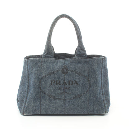 DENIM CANAPA カナパ ハンドバッグ トートバッグ デニム インディゴブルー プラダ バッグ PRADA