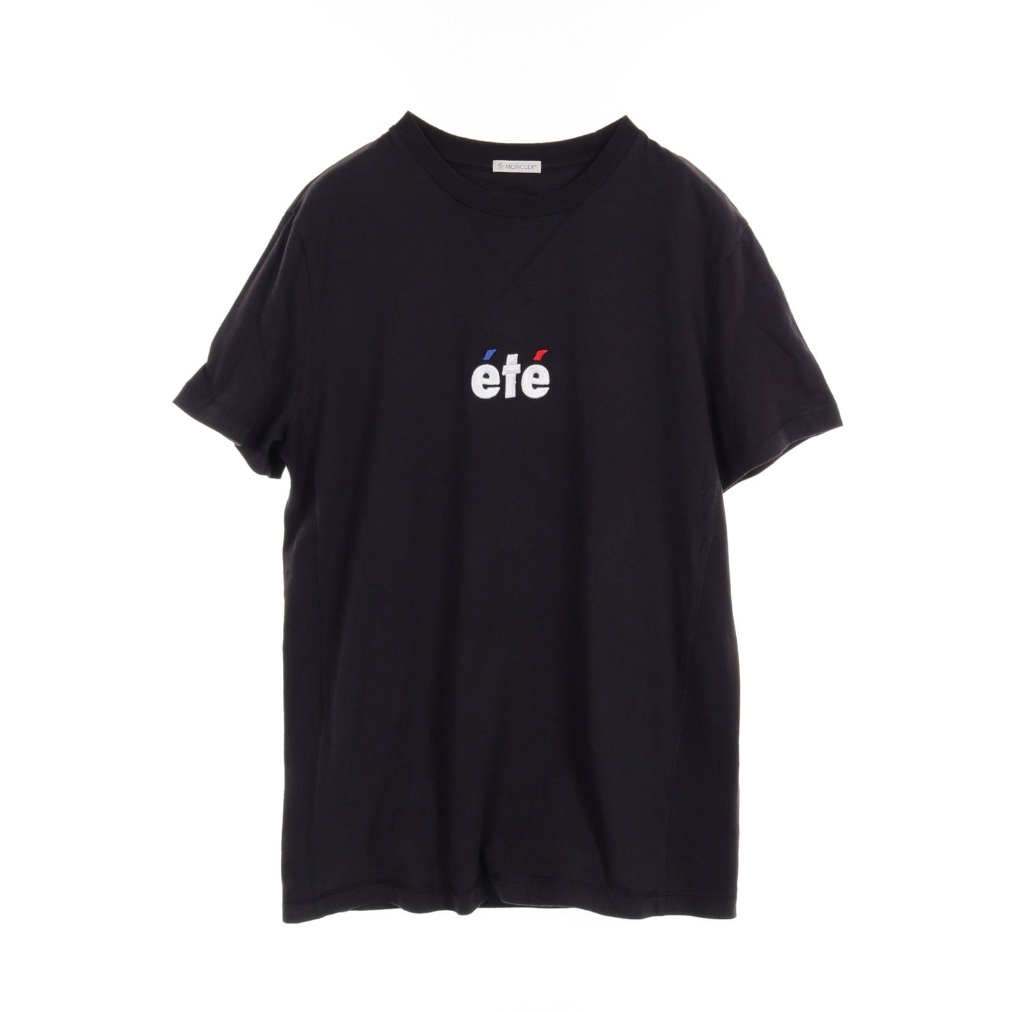 ETE Tシャツ コットン ブラック モンクレール トップス MONCLER