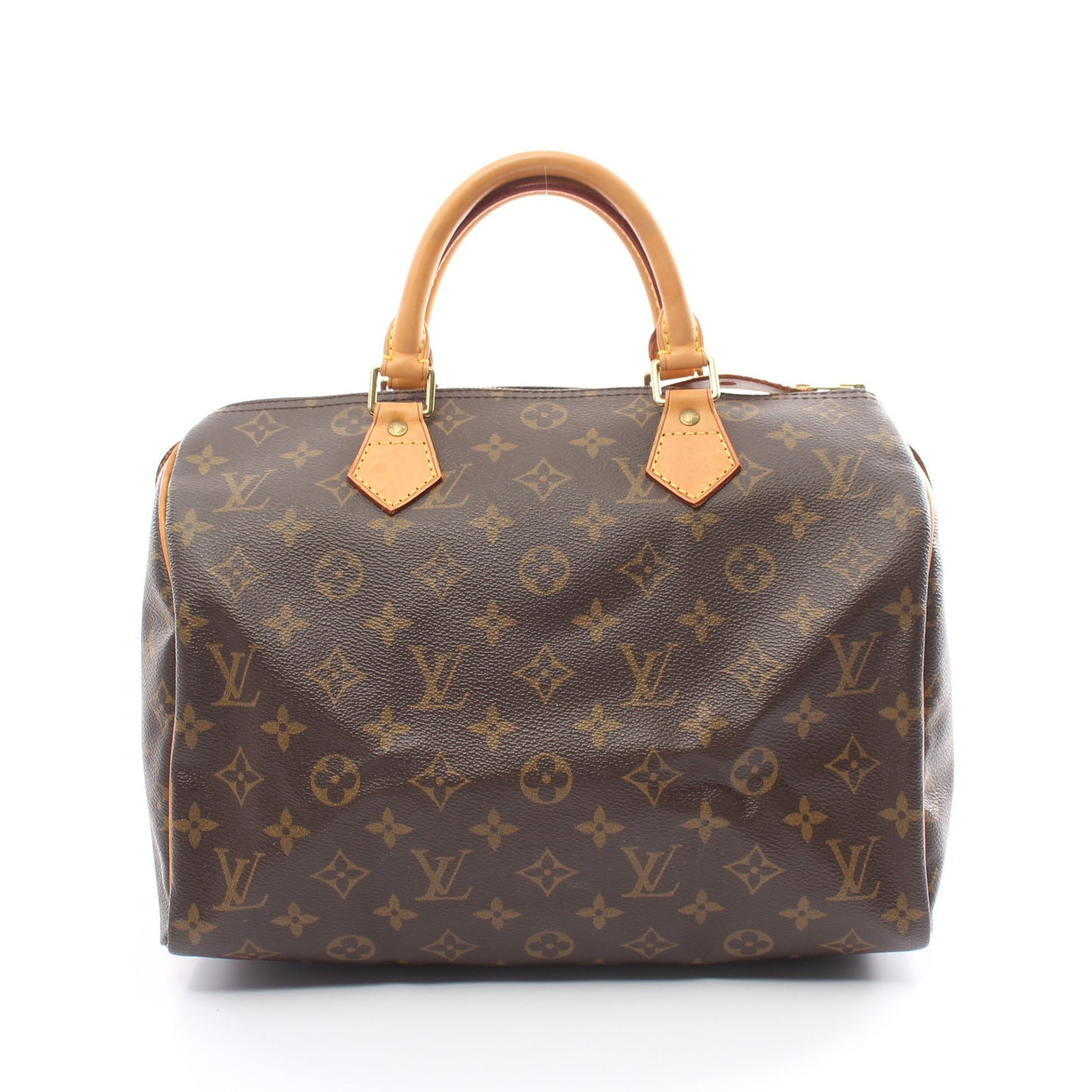 スピーディ30 モノグラム ハンドバッグ PVC レザー ブラウン ルイヴィトン バッグ LOUIS VUITTON