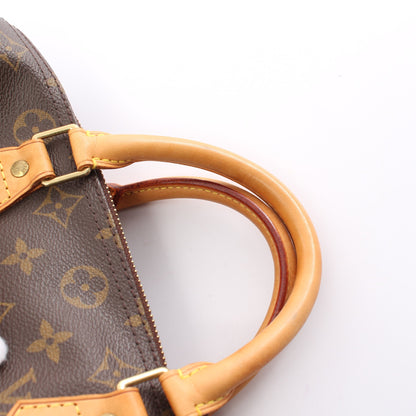 スピーディ30 モノグラム ハンドバッグ PVC レザー ブラウン ルイヴィトン バッグ LOUIS VUITTON