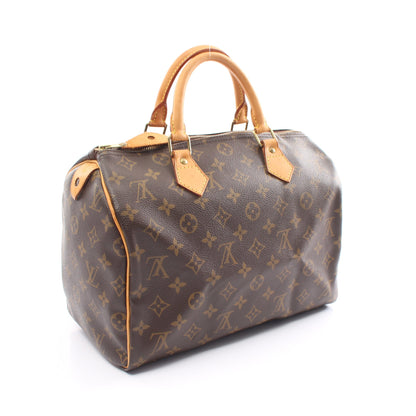 スピーディ30 モノグラム ハンドバッグ PVC レザー ブラウン ルイヴィトン バッグ LOUIS VUITTON