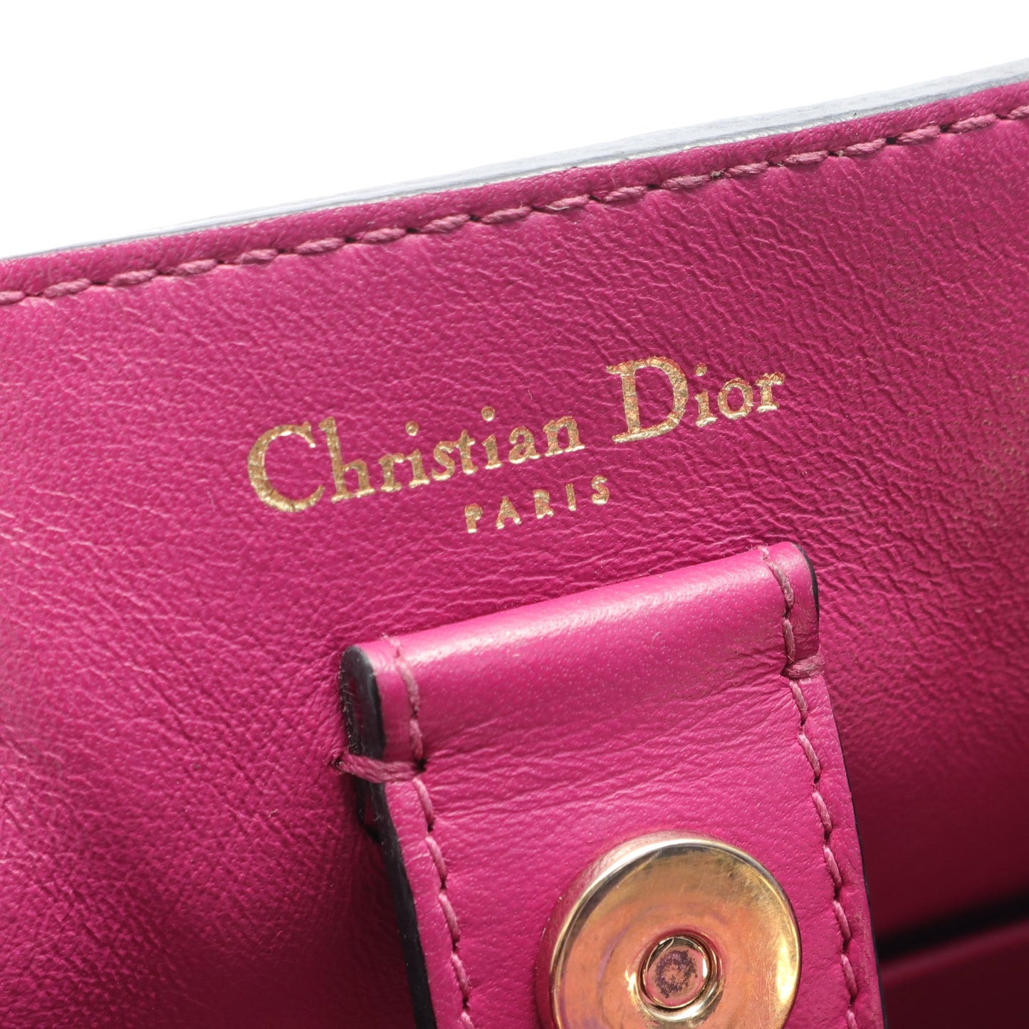 ディオリッシモ ミニ ハンドバッグ レザー ブラック 2WAY クリスチャンディオール バッグ Christian Dior