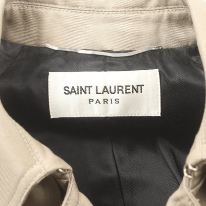 トレンチコート コットン ベージュ サンローランパリ アウター SAINT LAURENT PARIS