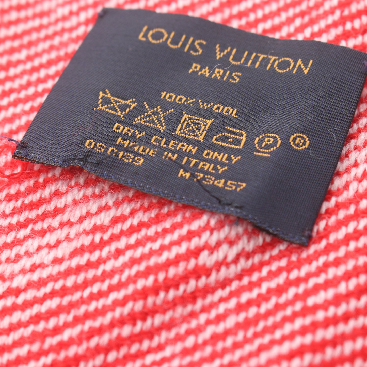 エシャルプ モノグラム コージー マフラー ストール ウール レッド ルイヴィトン 財布・小物 LOUIS VUITTON