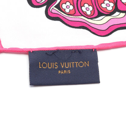 スカーフ シルク ピンク ピンクパープル マルチカラー ルイヴィトン 財布・小物 LOUIS VUITTON