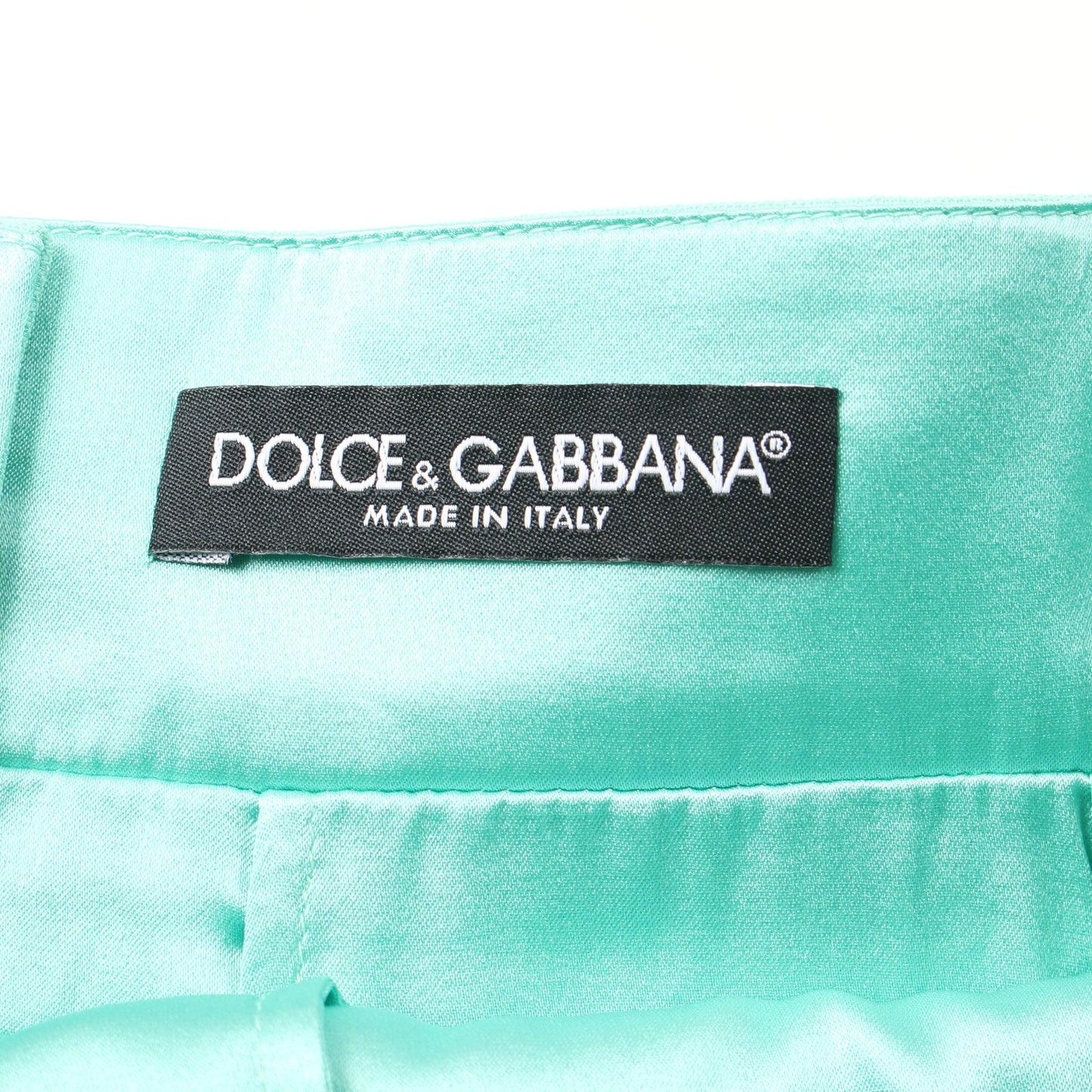 フレア スカート レーヨン エメラルドグリーン ドルチェアンドガッバーナ ボトムス DOLCE&GABBANA